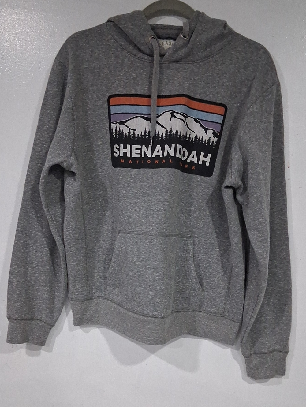 League Gray Shenandoah Graphic Pullover Hoodie